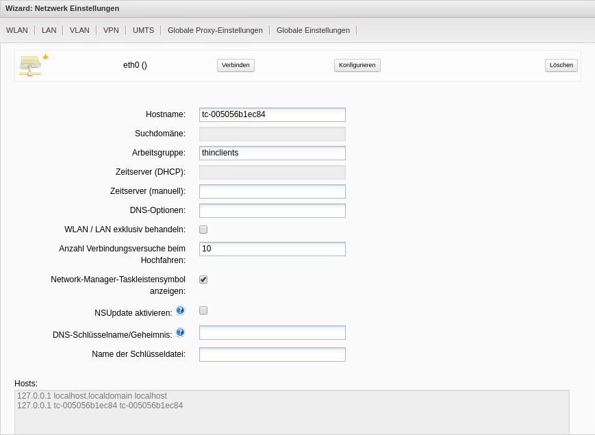 3.A.B.B. Netzwerk Configuration Via DHCP Or Manual